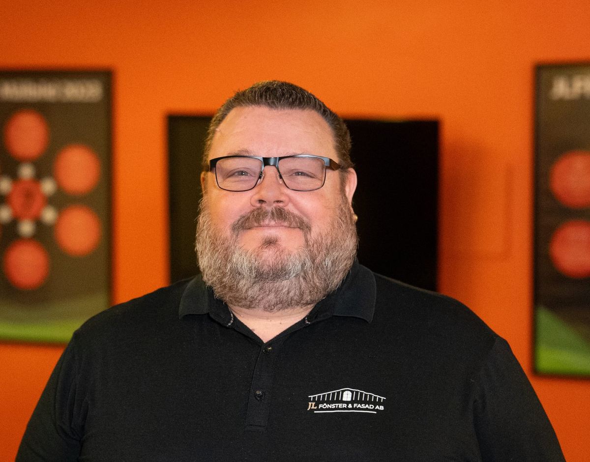 Patric Johansson, VD för JL Fönster & Fasad